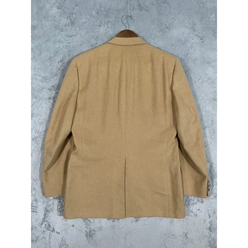 Oak Hall Sport Coat Mens 42R Tan 100% Camel Hair Bradford Gold‎ Label Blazer USA